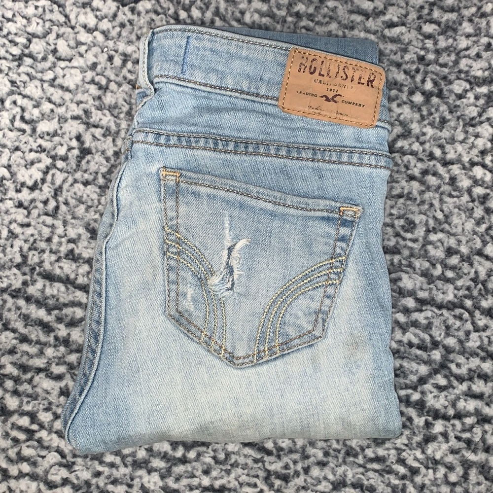 Light wash ripped jeans